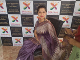 Pure Tussar Silk print saree